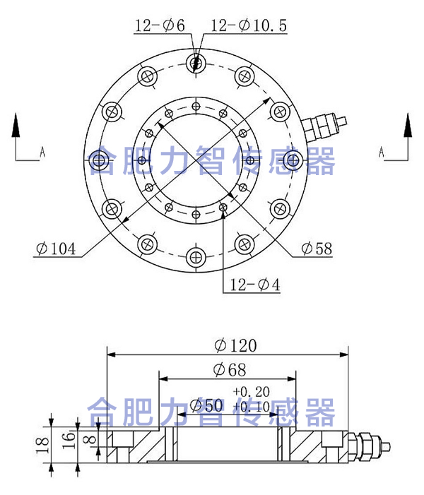 LZ-NJF120圓盤扭矩傳感器